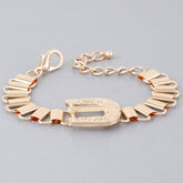 Statement Buckle Belt Bracelet